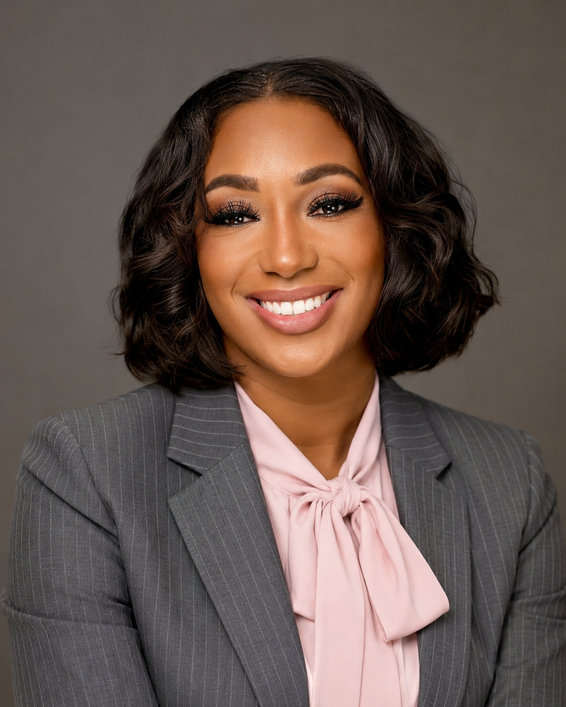 Portrait of Dr. Ashley Johnson, Vice Chancellor of Anchor Bay University