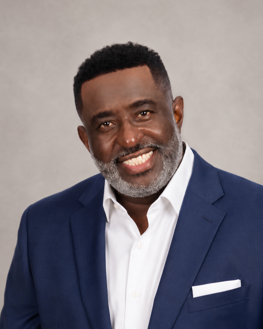 Portrait of Dr. Kevin D. Allen Sr., Chancellor of Anchor Bay University